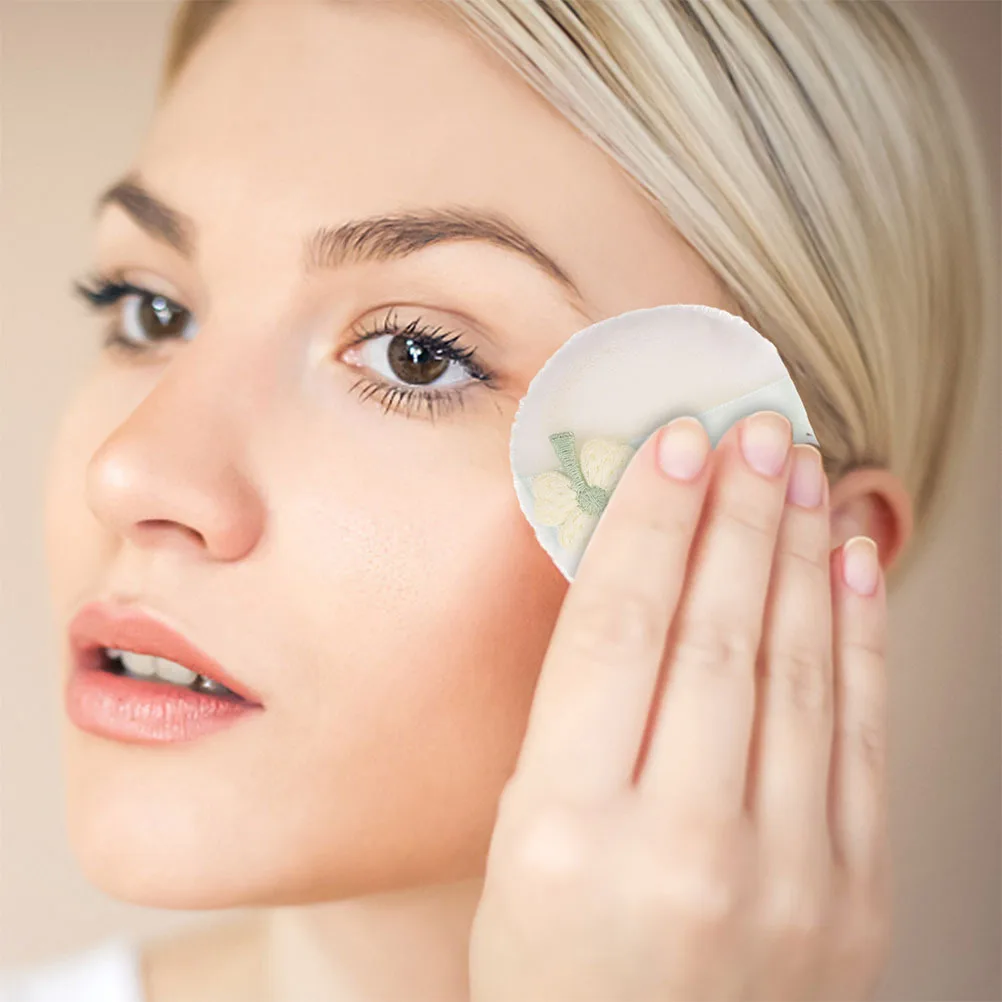 

3pcs Large Soft Round Powder Puff High Grasp For Loose Powder Washable Reusable Makeup Applicator Facial Foundation Tool Pads