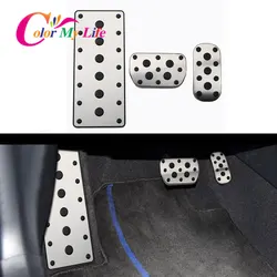 Color My Life Stainless Steel Car Pedals for Toyota Corolla E210 2019 2020 2021 Accessories AT Auto Pedal Pads Protection Cover