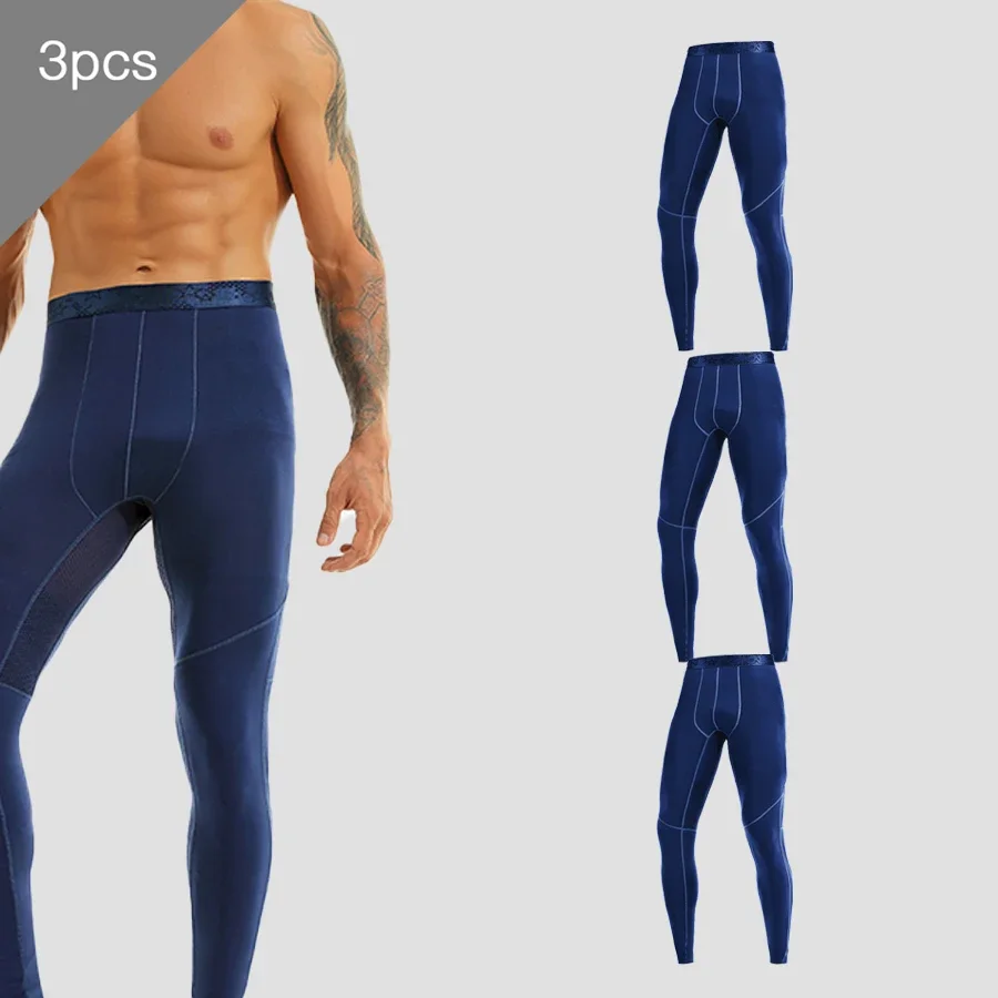 

3 шт. Мужское термобелье Мужские тонкие кальсоны мужские дышащие термобелье из модальной сетки