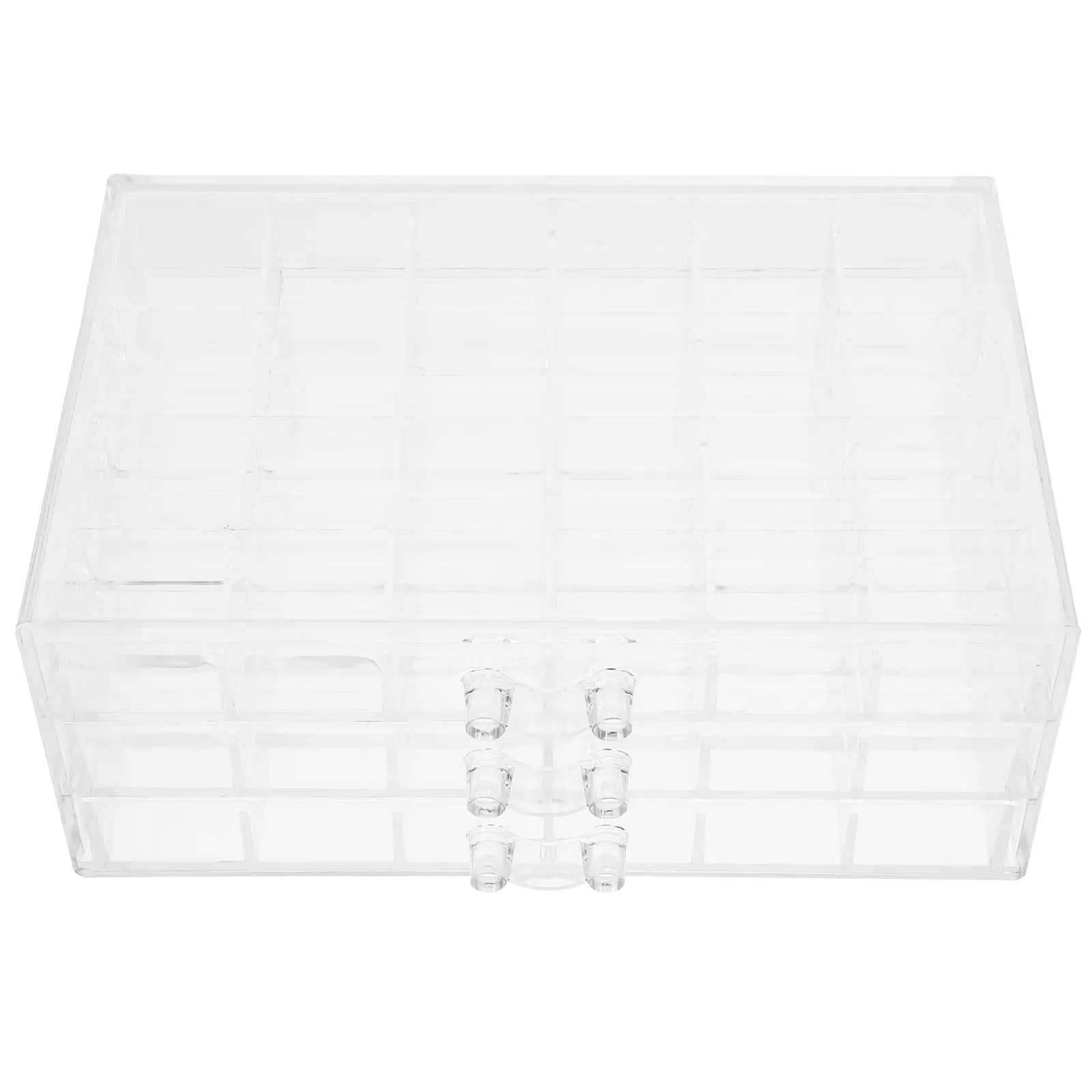 

72 Grids Acrylic Jewelry Organizer Transparent Box for Earring Storage Bead Sorting Display Stand Holder Case Large Capacity