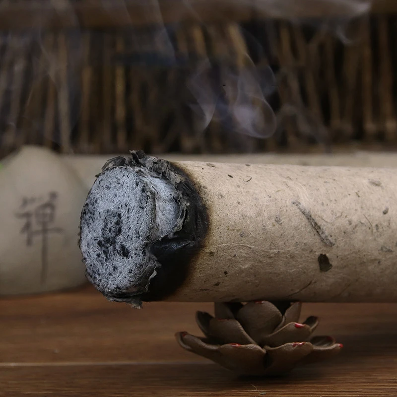 4cm Handmade Stone-Ground Moxa Stick – 3-Year Aged Wormwood Roll for Warm Massage, Full-Body Relaxation, Moxibustion Wellness