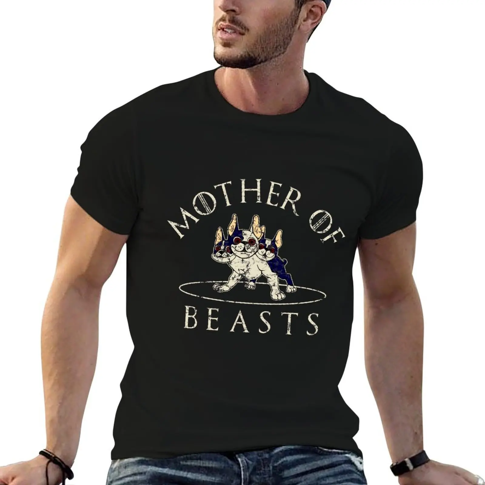 Mother of beasts T-Shirt Aesthetic clothing plain heavyweight t shirts for men