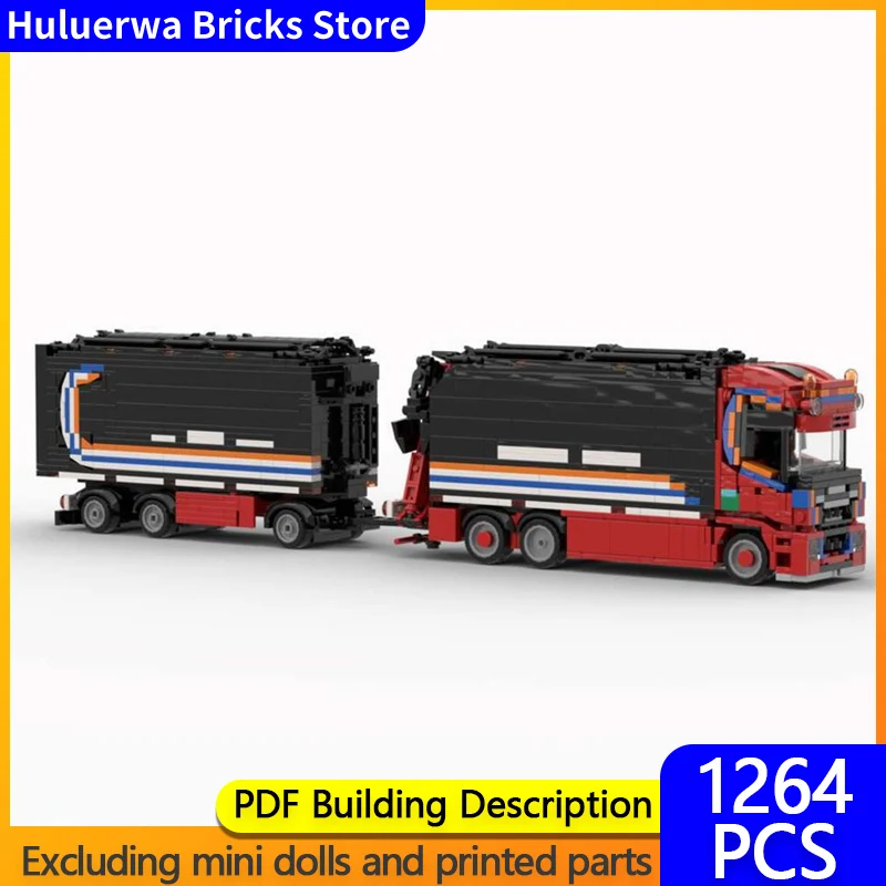 

Speed Hypercar Model MOC Building Bricks Stralis Hiway Heavy-Duty Truck Modular Technology Gifts Holiday Assemble Children Toys