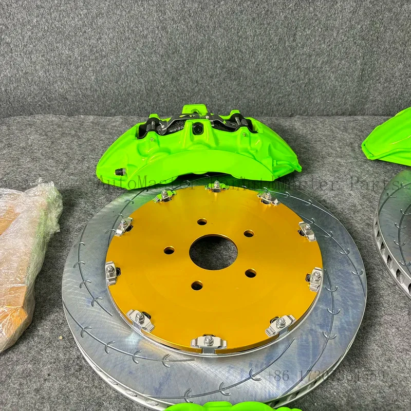 

Китайский заводской гоночный 6-поршневой суппортный тормозной комплект GT6 355x32 мм с тормозными дисками 355/380/405 мм для передних колес с дисками 18/19/20 дюймов