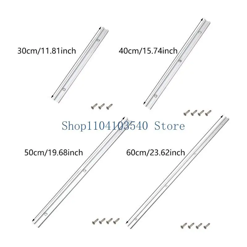 02dc Toolworking Tool Strumento in alluminio Miter Traccia T-track T-Track T-slot per tavolo tavolo