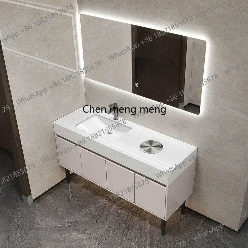 D80 Washbasin Toilet Bathroom Cabinets Toilet Combination Vintage Vanity Bathroom Cabinets Drawer Shower Mobiletto Bagno Furnitu