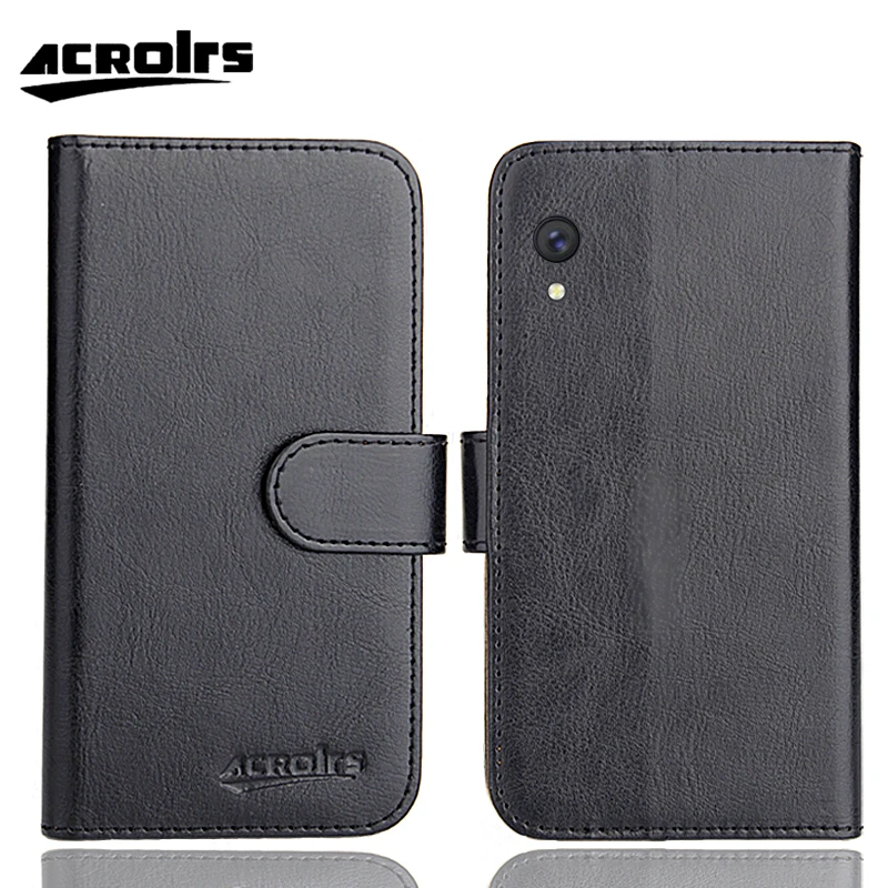 Cubot Pocket 3 Case 6 Colors Fashion Flip Wallet Card Slots Leather Protective Cover Protective Phone Bags