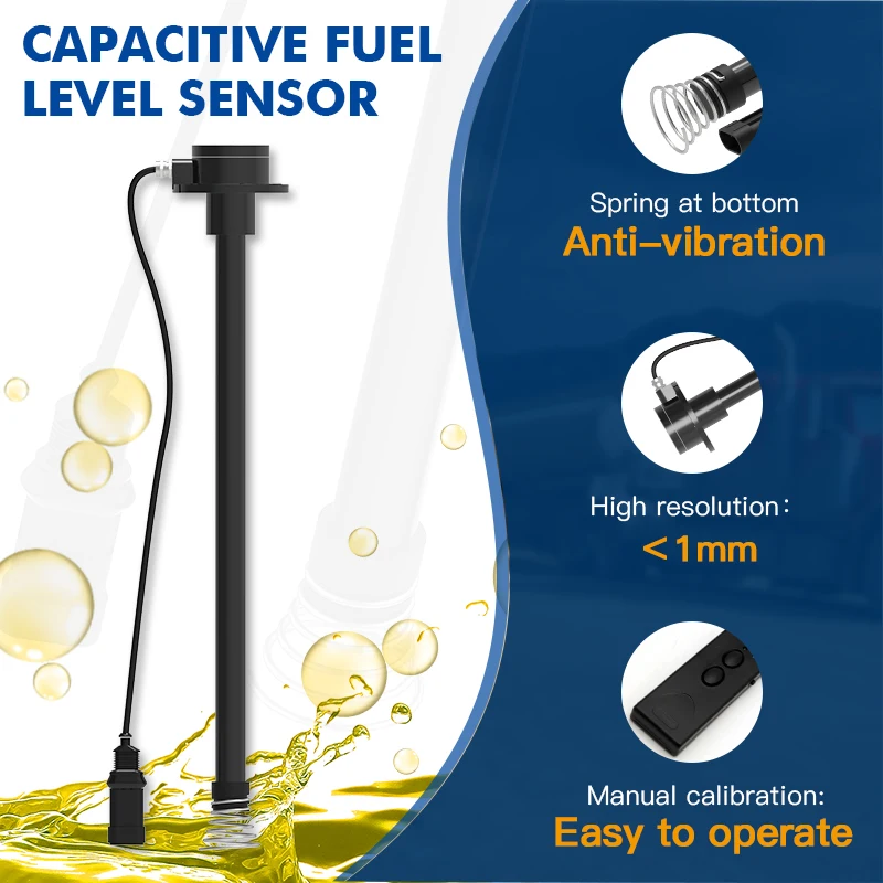 GLTV7 500mm 700mm 1000mm Fuel Monitoring System Capacitive Fuel Level Sensor for Truck
