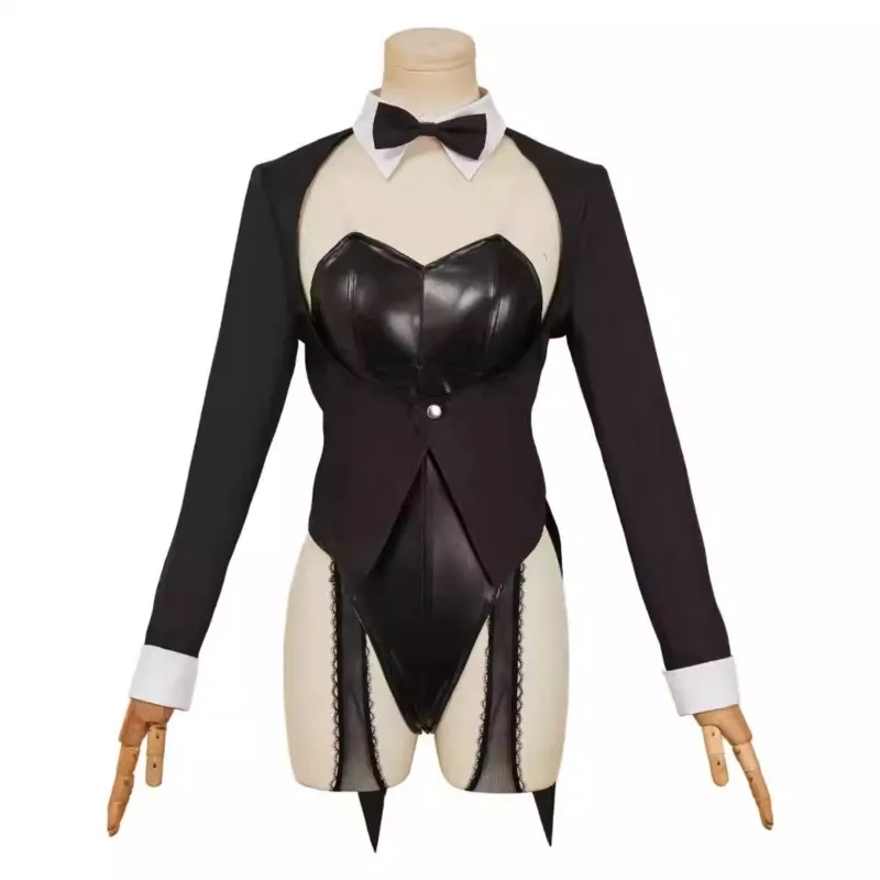 Marin Kitagawa Cosplay Sexy Bunny Girl Leather Jumpsuit Uniform Halloween Carnival Suit - view 3
