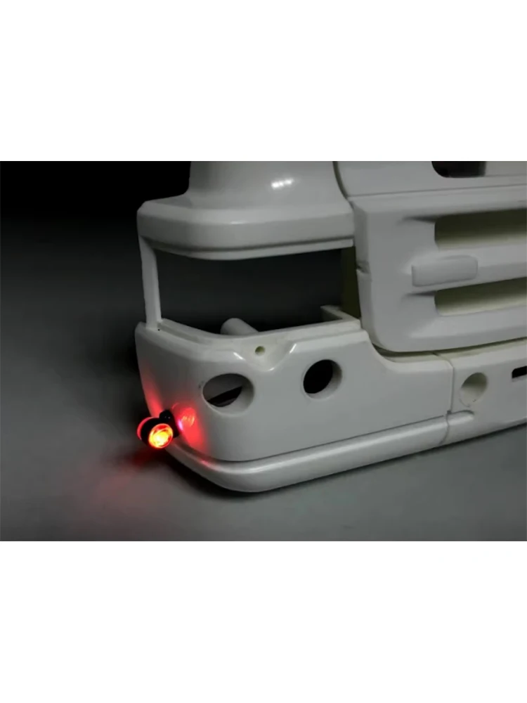 RC 1/14 1 Paar LED-Positionsleuchten Seitenlichter für Tamiya Hydraulikbagger, Lader, Muldenkipper, für MAN VOLVO Kipper DIY-Teile – Detail 4