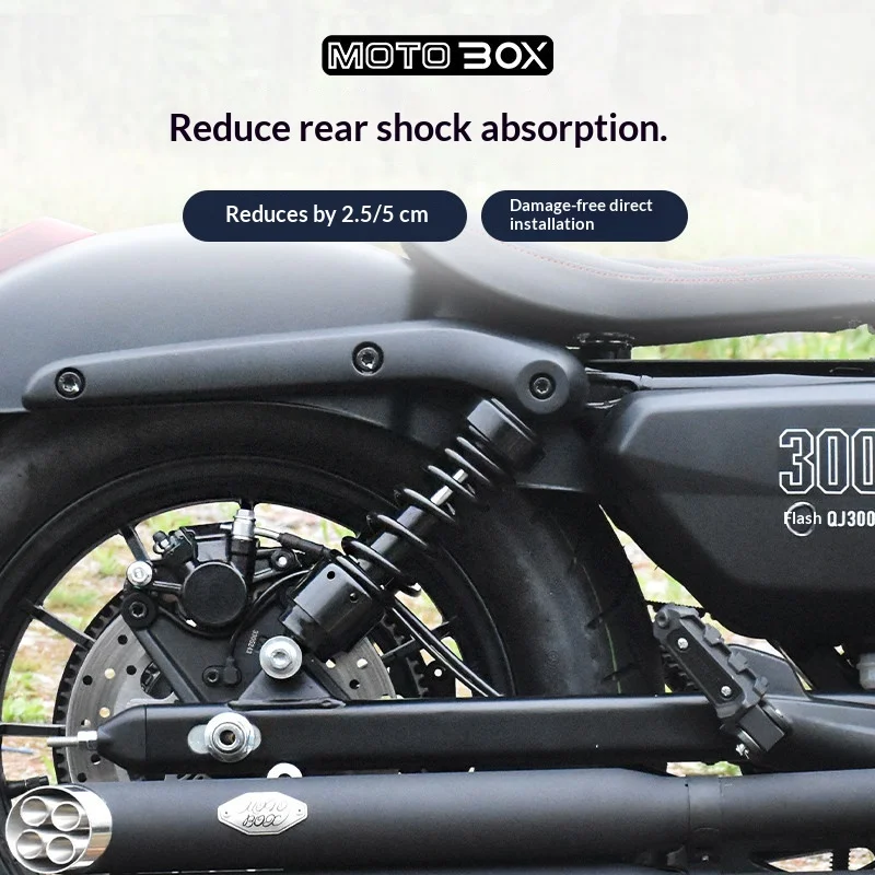 【Premium】For QJMOTOR Flash 250V300S retro low-end BOBBBER parts after modification, lower body shock absorbers