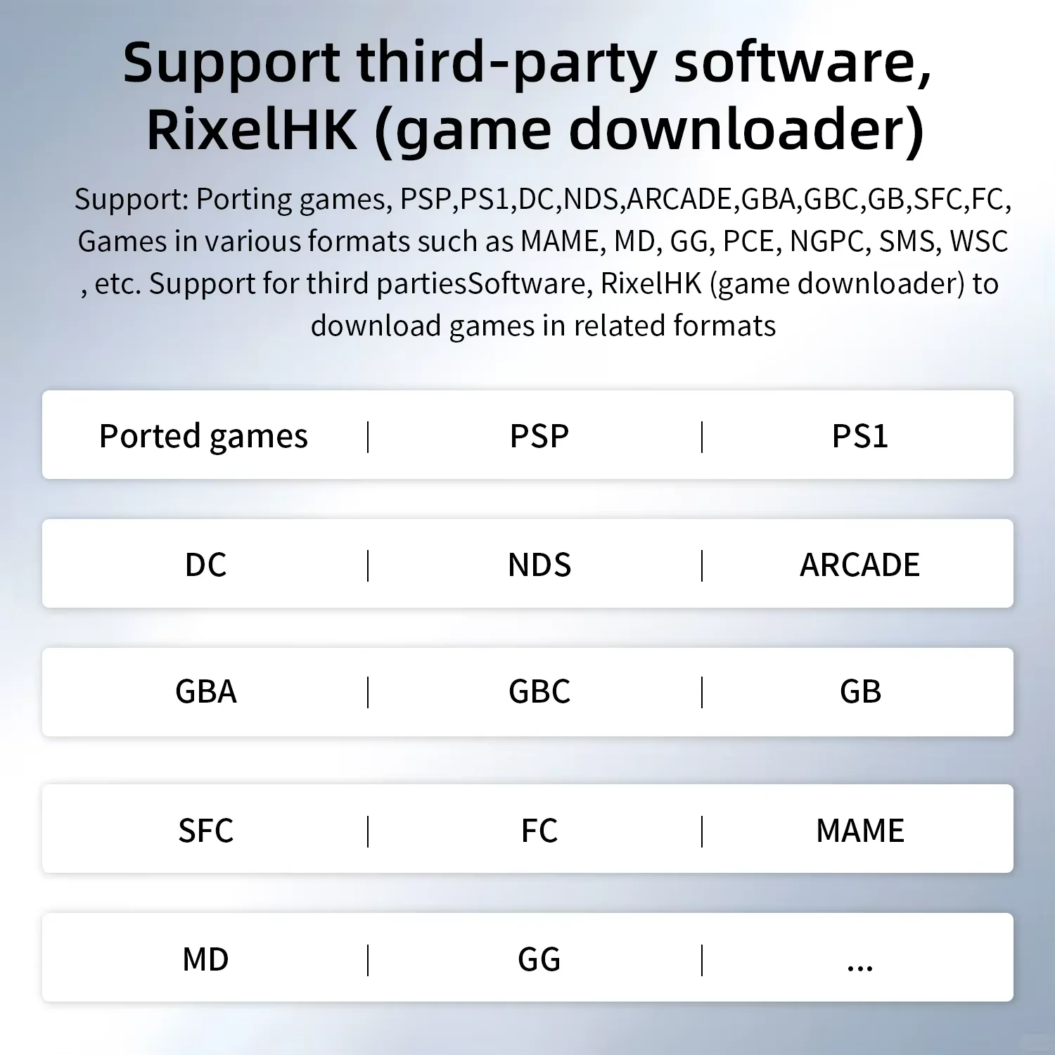 أنبيرنيك RG 35XXPro RG35XXPro ريترو وحدة تحكم بجهاز لعب محمول مشغل الألعاب واي فاي بث تحكم HD TV الإخراج 256G PSP لعبة الساخن #5