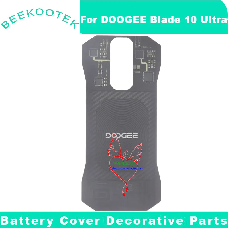 New Original DOOGEE Blade 10 Ultra Back Cover Bottom Shell Battery Cover Decorative Parts Accessories For DOOGEE Blade 10 Ultra