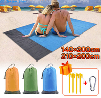 Outdoor Moisture-proof Camping  Picnic Mat Oxford Cloth Portable Mat Folding Waterproof Sandproof Mini Pocket Beach Mat