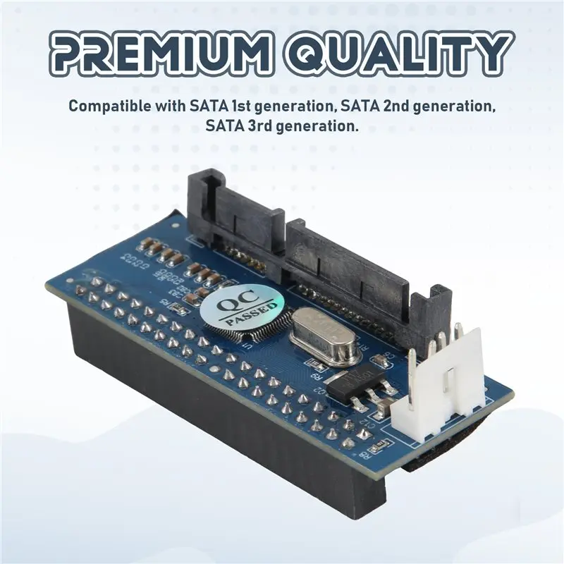 A53M-3.5-Inch IDE To SATA Adapter Card Desktop Hard Disk IDE Optical Drive To SATA Converter Parallel Port To Serial Port