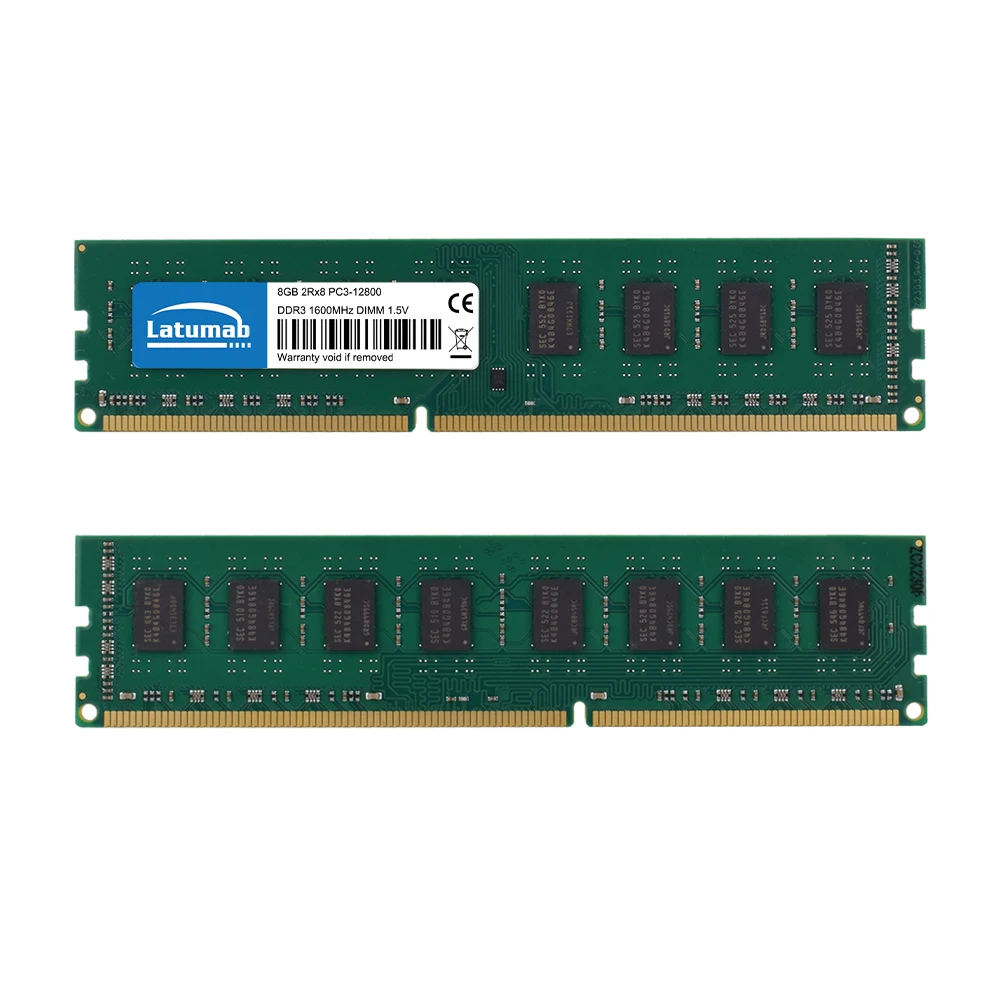 Imagem -02 - Memória Latumab-desktop Ddr3 8gb 2x4gb 16gb 2x8g Kit 1866mhz 1600mhz 1333mhz 2133mhz 2400mhz Dimm 1.5v 240pin