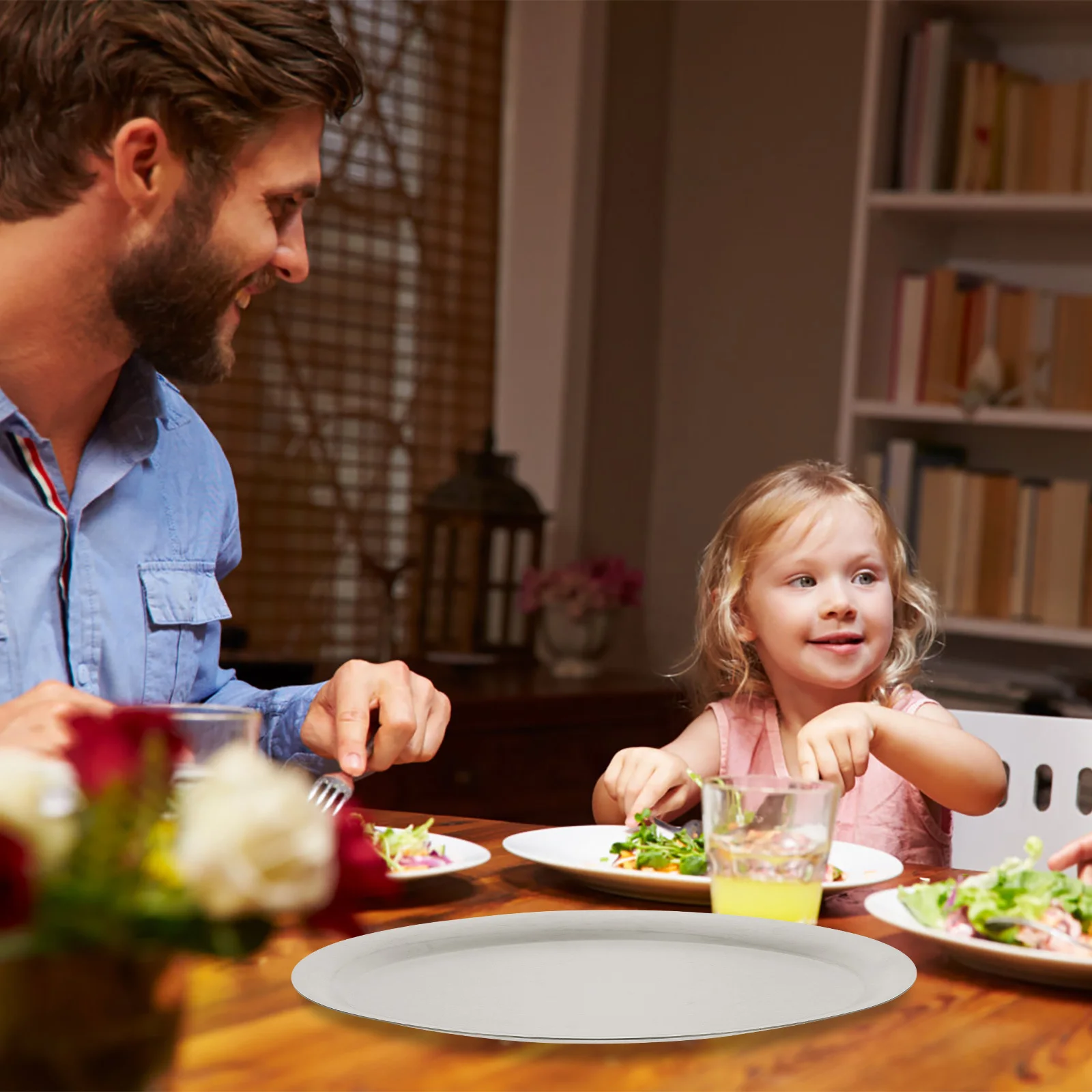 

Egg Shape Plate Stainless Steel Food Grade Smooth Multifunctional Kitchen Serving Dish For Home Restaurant Bbq Appetizer