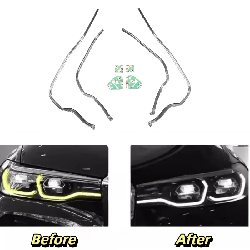 

For BMW X7 G07 2018 2019 2020 2021 2022 Car Headlights DRL Light Strips Angel Eyes Chip Ballast Module Car Accessories