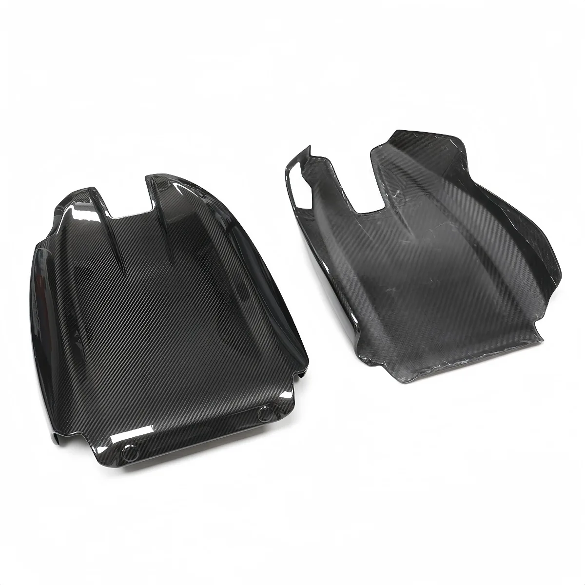 For BMW-M2 G87 2020-IN Dry Carbon Fiber Front Seat Back Cover 2pcs Shell Interior Trims Replacement Decoration Parts