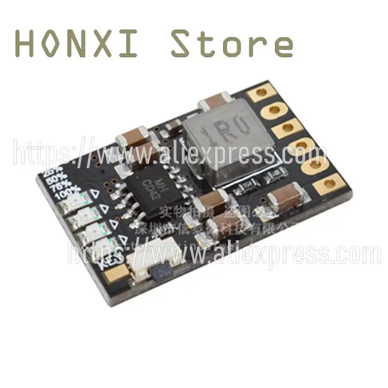 2PCS 2A 5V battery module integrated 3.7 V to 4.2 V 18650 lithium battery booster power board protection