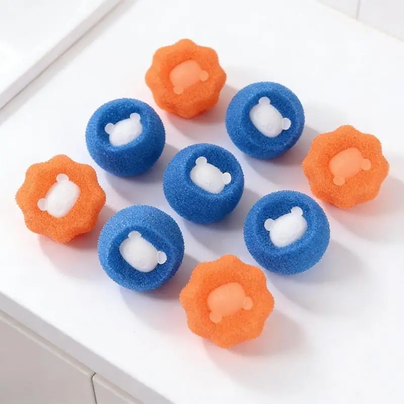 13 Bolas para la limpieza de ropa y la eliminación de pelos de mascotas. Bolas reutilizables para la lavadora y la secadora, que recogen los pelusillos y evitan obstrucciones. Ideales para la limpieza de ropa y para el