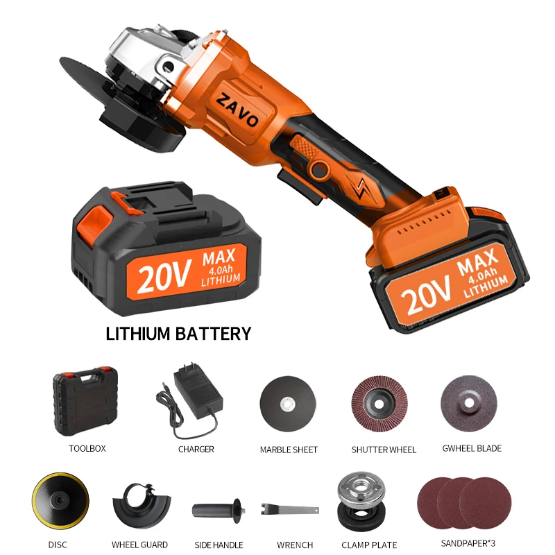 Brushless version, 20V, easy to use. It can be used on stone, wood, tile and steel. Wide range of uses, perfect gift for anyone.