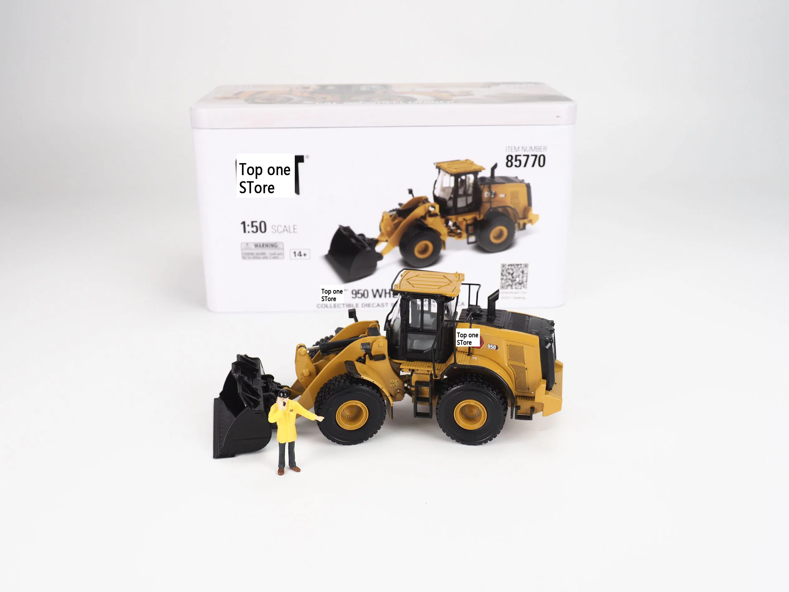 DM 950 Wheel Loader 1:50 Scale Metal Model By DieCast Masters Gift 85770 New in Box