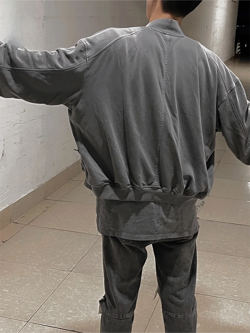 Haider Aermann Chaqueta Bomber is da con cremallera, ropa de abrigo corta hoada de moda juvenil para otoño para hom...