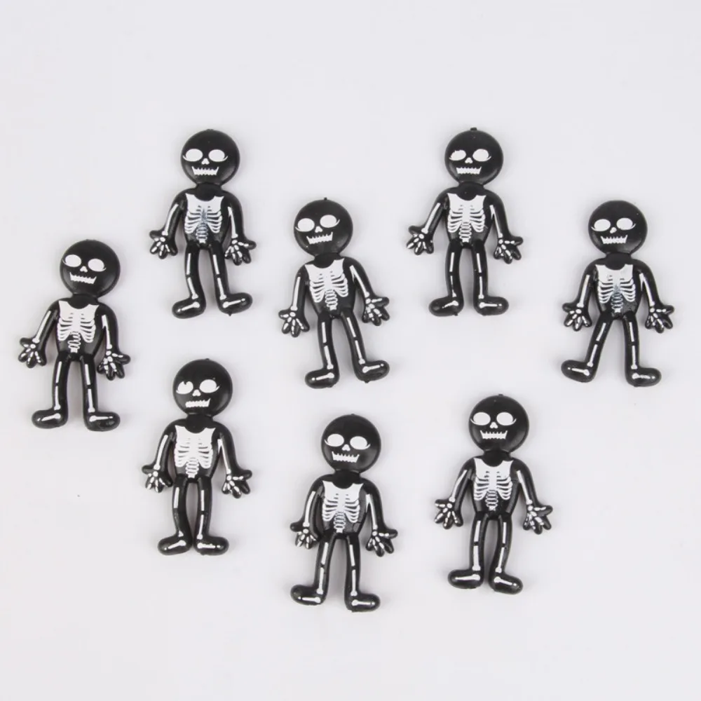 12-36 Pcs Halloween Stretchable TPR Little Black Halloween Ghost Festival Tricky Funny Party Gift Decoration Carnival Gift