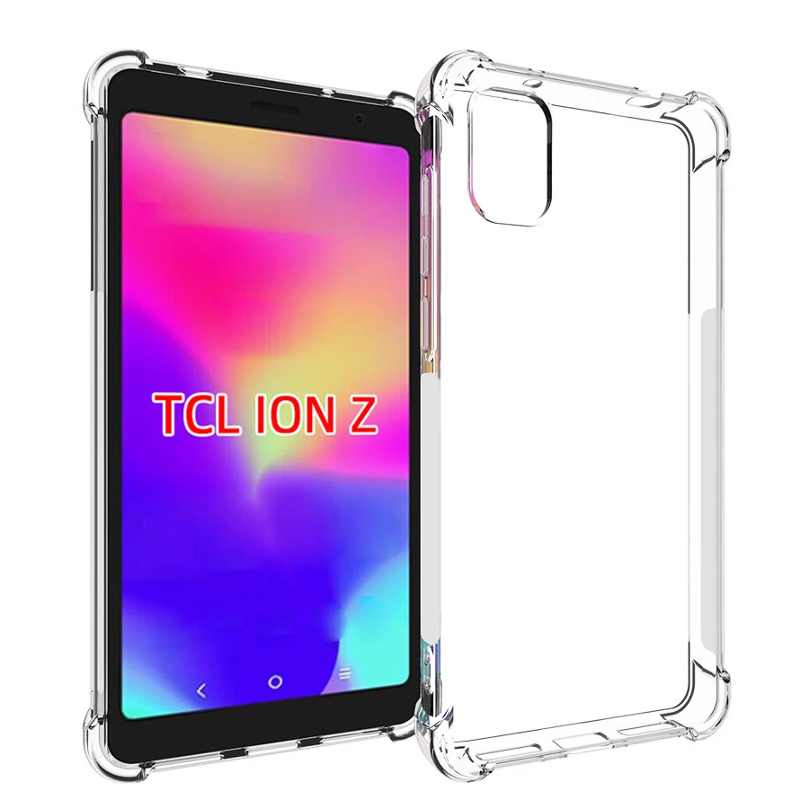 Fit TCL Ion Z Phone Case, transparent Shockproof TPU Gel Skin soft clear Case Cover For TCL Ion Z T501L T501C A3 A509DL A30