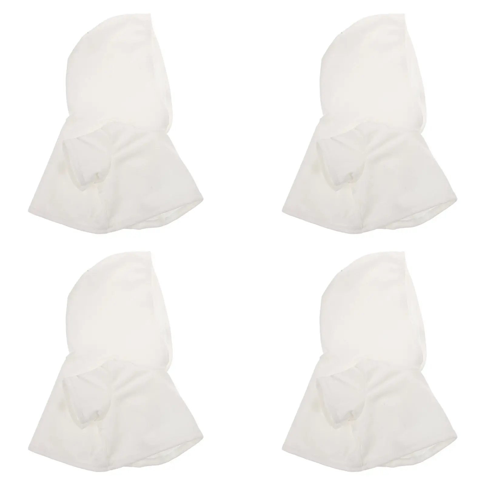 

4Pcs Cute Bear T Shirts for Stuffed Animals White T Shirt Small Clothing Set Ideal Dress Up Outfit Hoodie Style Blank Design