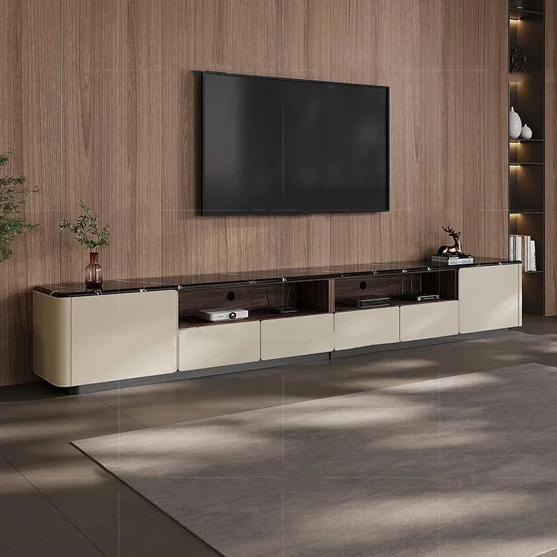 

-For Modern Unique Simple Tv Stand Drawer Elegant Luxur Storage TV bench Universal Wooden Television Rack Living Room Furniture*