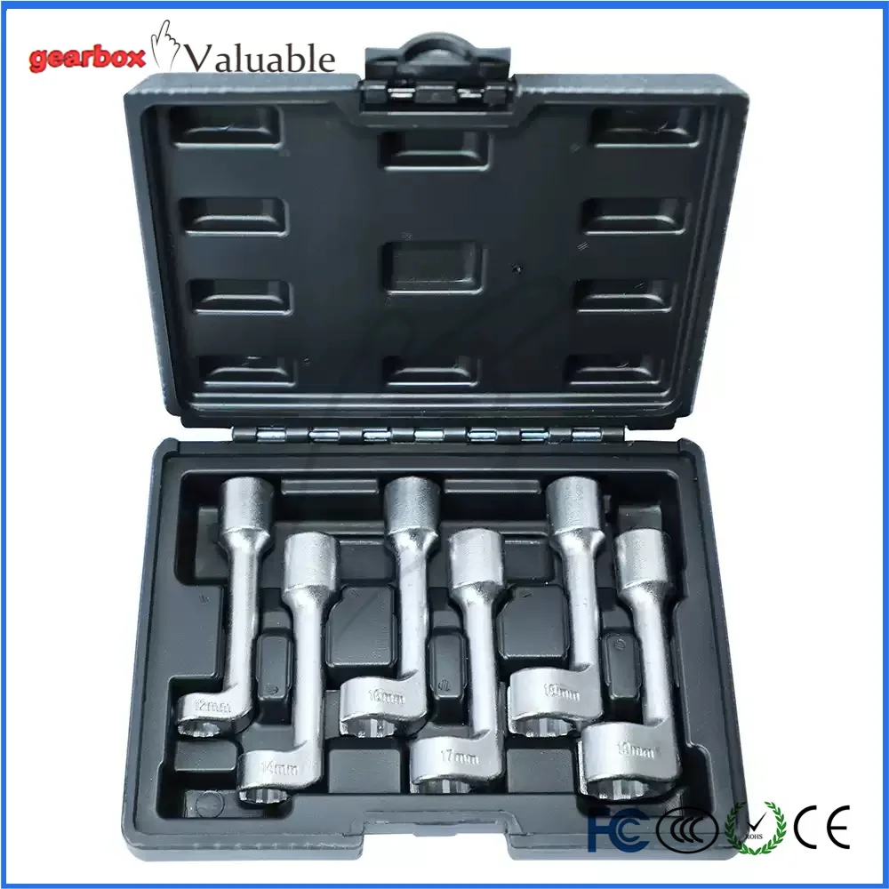 

Nut L-shaped hexagonal slotted sensor on high-pressure fuel distribution pipe and diesel injection pipe