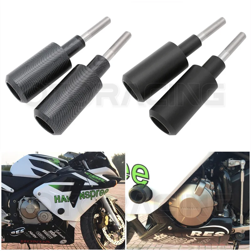 

Motorcycle Black /Carbon Frame Sliders Falling Protection For Honda CBR600RR CBR 600RR 600 RR 2003 2004 2005 2006