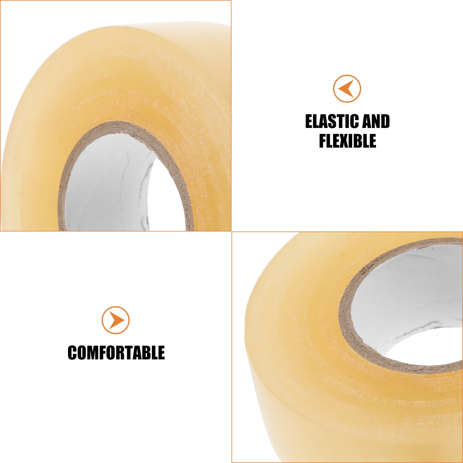 

2pcs Hockey Stick Tape Transparent Multi Use Adhesive Sports Grip Sock Pad Elastic Anti Comfortable Lasting