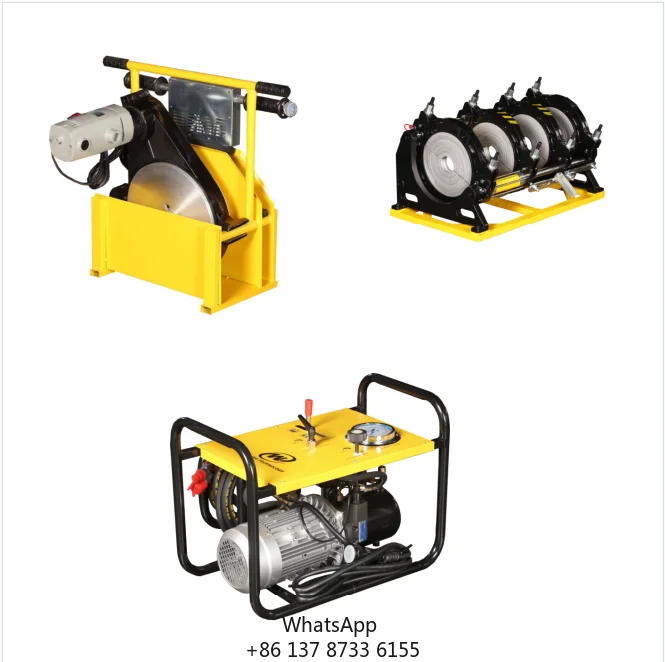 CE Certification 40-200mm WD200HA Hydraulic Butt Fusion Welding Machine Automatic 3.65kw Pipe Welding Machine Fitting PE,PP,PPR