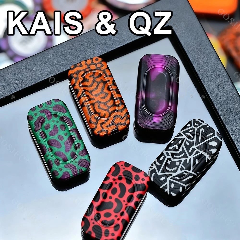 KAIS & QZ EDC مضيئة بوبو السكر تململ المنزلق لعبة لتخفيف الضغط دفع المنزلق ألعاب متململة للبالغين أدوات تخفيف القلق