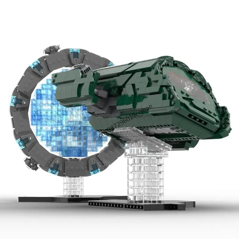 1829PCS 게임 영화 스타 게이트 시리즈 MOC Atlanting Spacegate Puddle Jumper 모델 DIY 창의적인 아이디어 ChildToy 조립 퍼즐 선물