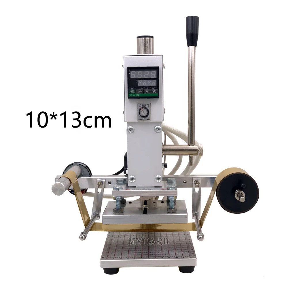 

Hand Operated Hot Foil Stamping Gilding Press Machine for Leather Plastic
