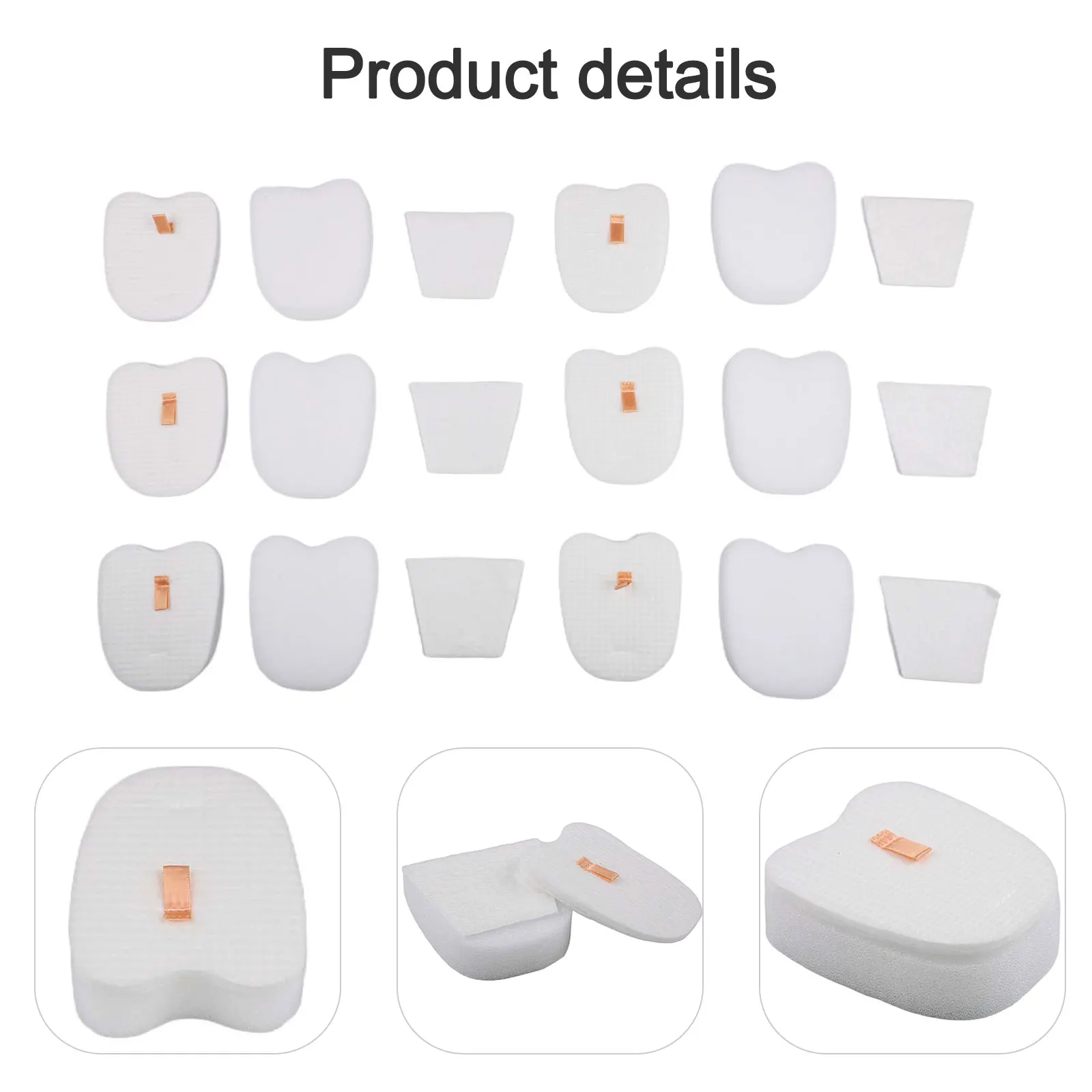 For Shark HV370 HV371 HV322 Vacuum Filter Replacement 6 Sets Foam Felt Post Filters Easy Install and Reusable for Long Term Use