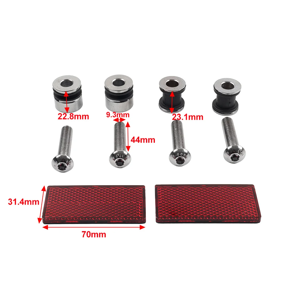 1Set Motorbike Detach Sissy Bar Rack Docking Hardware Kit 53932-03A For Harley Softail FLST FLSTN 2005-2017