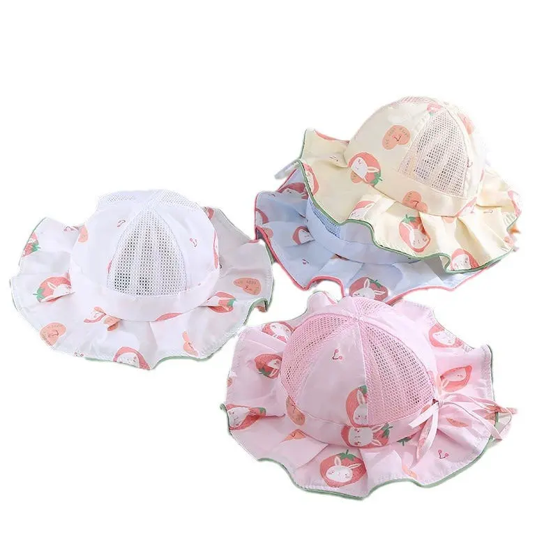 

2025 Four Seasons Polyester Cartoon Print Bucket Hat Fisherman Hat Outdoor Travel Hat Sun Cap Hats for Boys and Girls 12