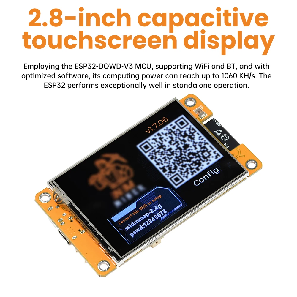 ESP32 OLED Screen Module 1060KH/s 2.8