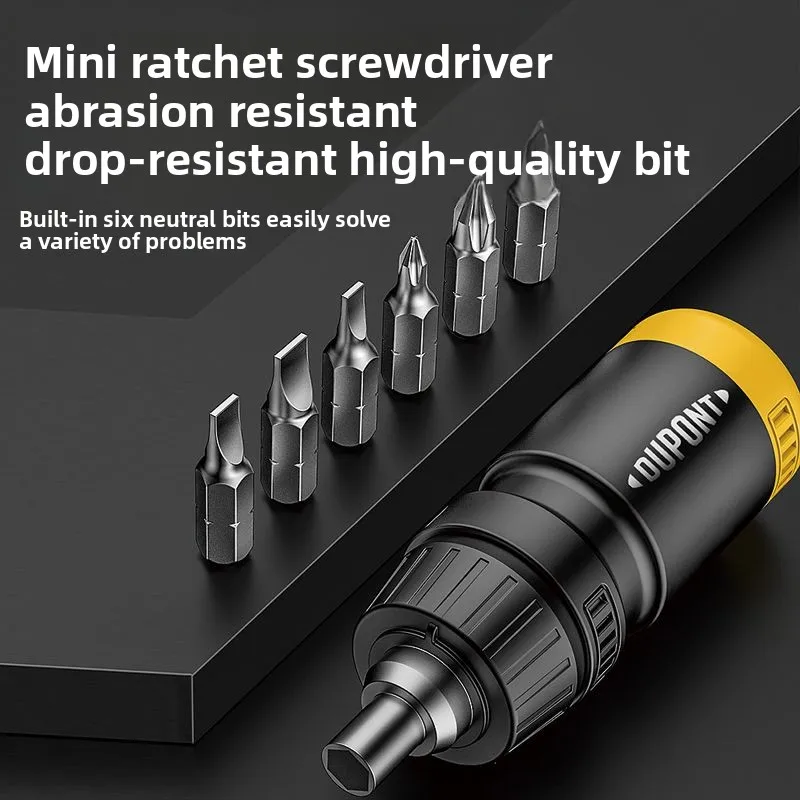 DuPont Multi-function Ratchet Screwdriver Batch Tool, Set of Plum Blossom/cross Labor-saving Screwdriver,