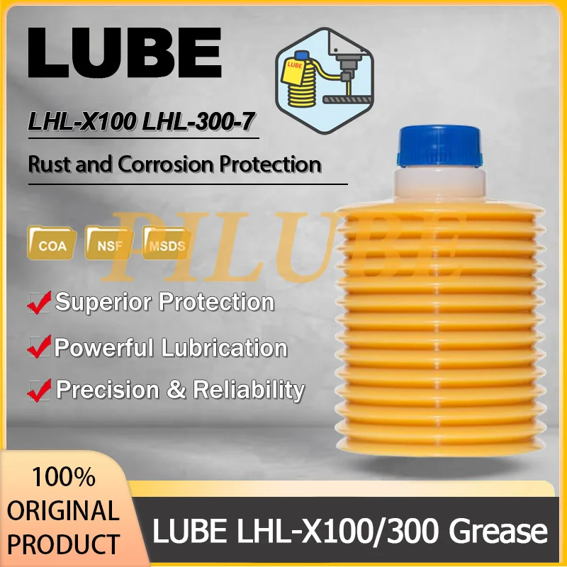 LUBE LHL -X100 LHL-300-7  AL2-7 Grease Synthetic Lubricant for Precision Bearing Linear Motion CNC Machine Robot Maintenance