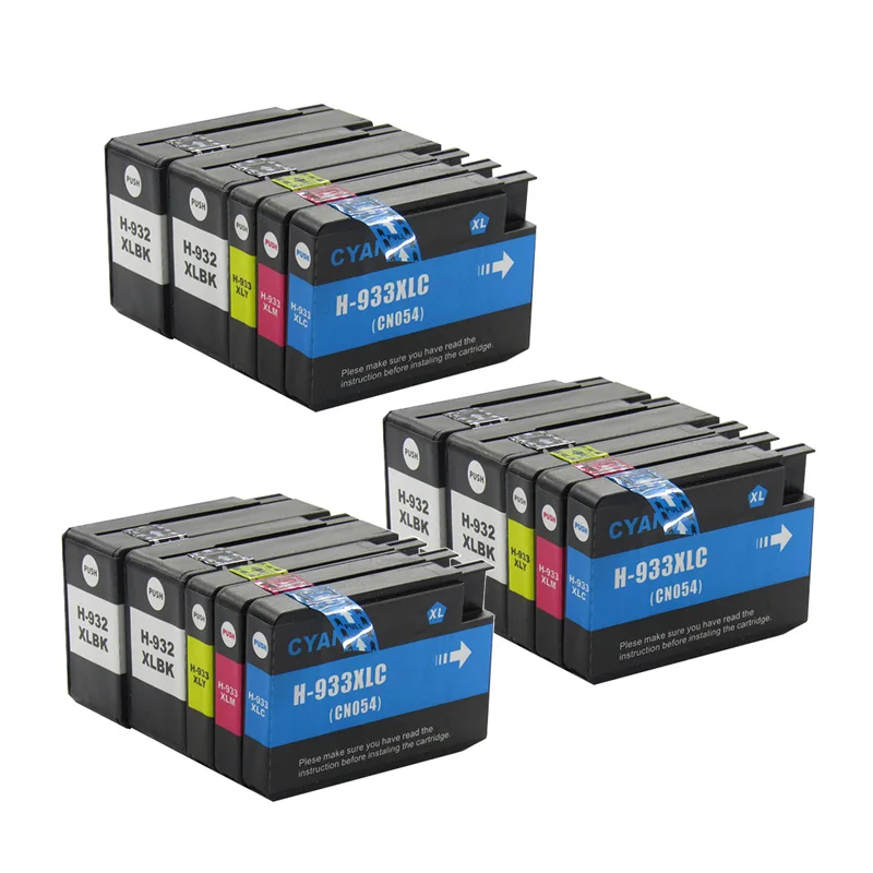 932XL 933XL Compatible Ink Cartridge For HP932XL HP933XL HP932 932 933 For HP Officejet 6100 6600 6700 7110 7510 7512 7610 7612