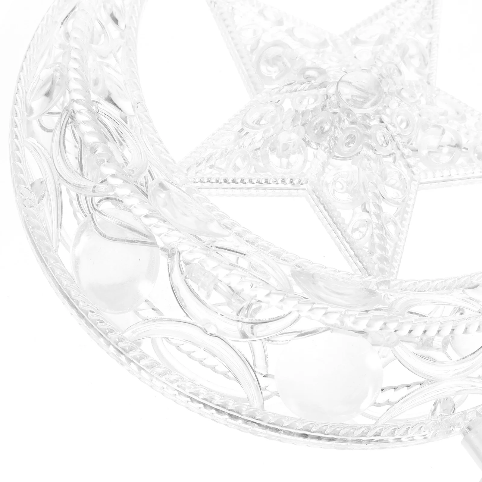 

1pc Christmas Tree Topper Star Led Lighted Plastic Ornament For Xmas Tree Decoration Luminous Party Supplies Holiday Decor