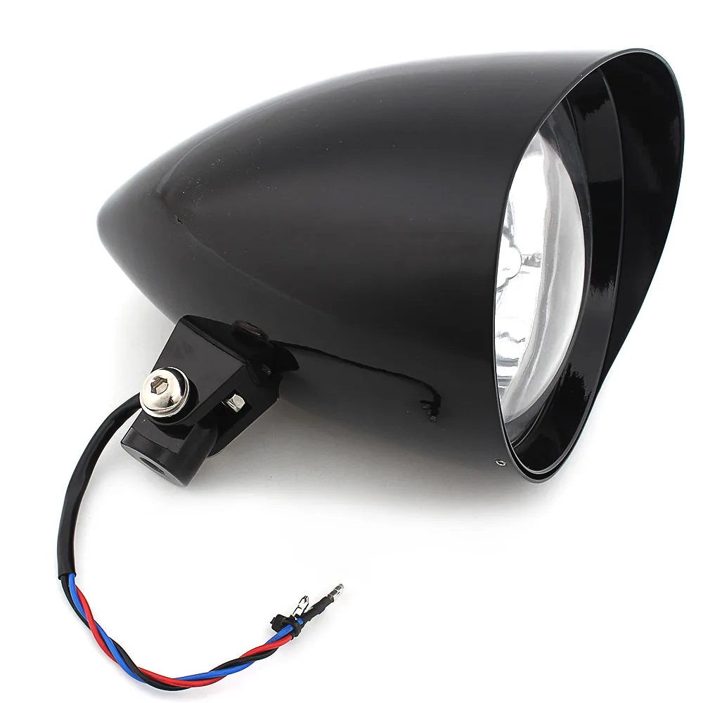 Motorcycle H4 Hi/Low Halogen Bulb LED Headlight 6