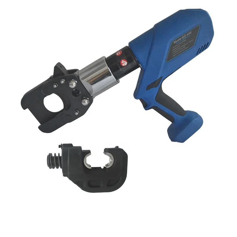 

2-in-1 Battery Electric Hydraulic Tool EZ-400/55 for Cutting 55MM & Crimping 16-400MM2 Electric Powered Pliers