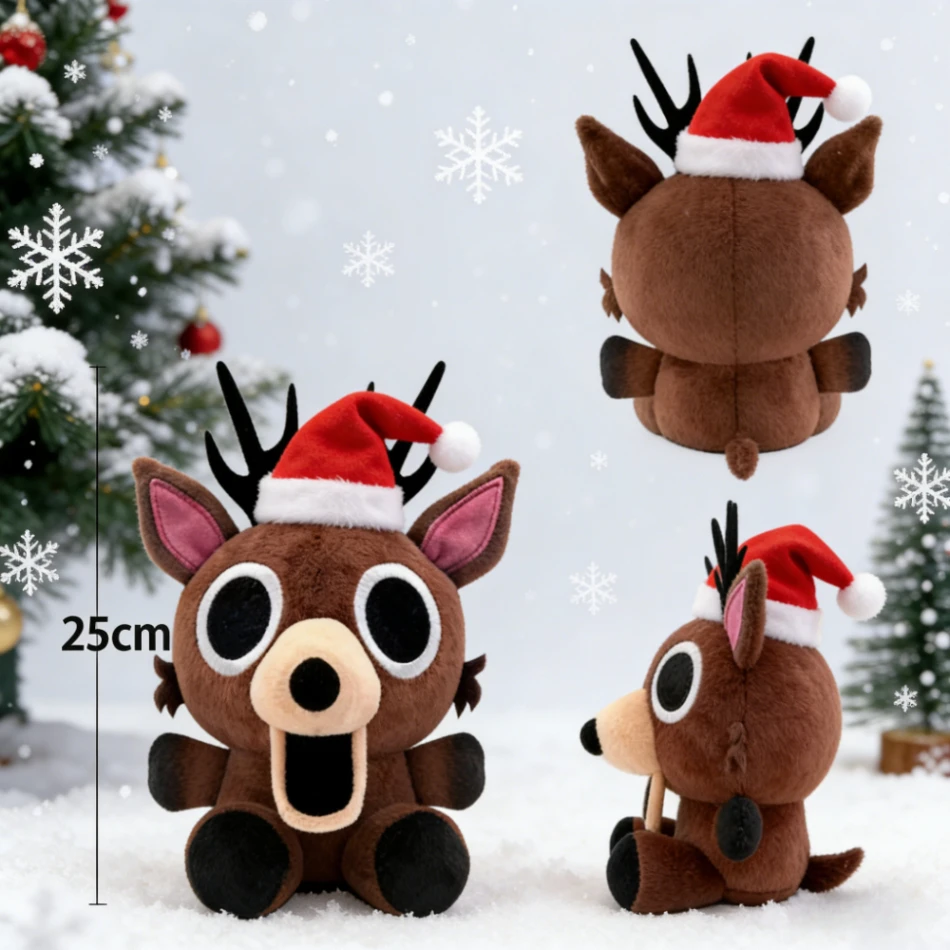 99 notti nella foresta peluche cucciolo cervo peluche gioco divertente regalo di Natale periferiche anime bambola morbida 2025 nuova bambola di cervo carino